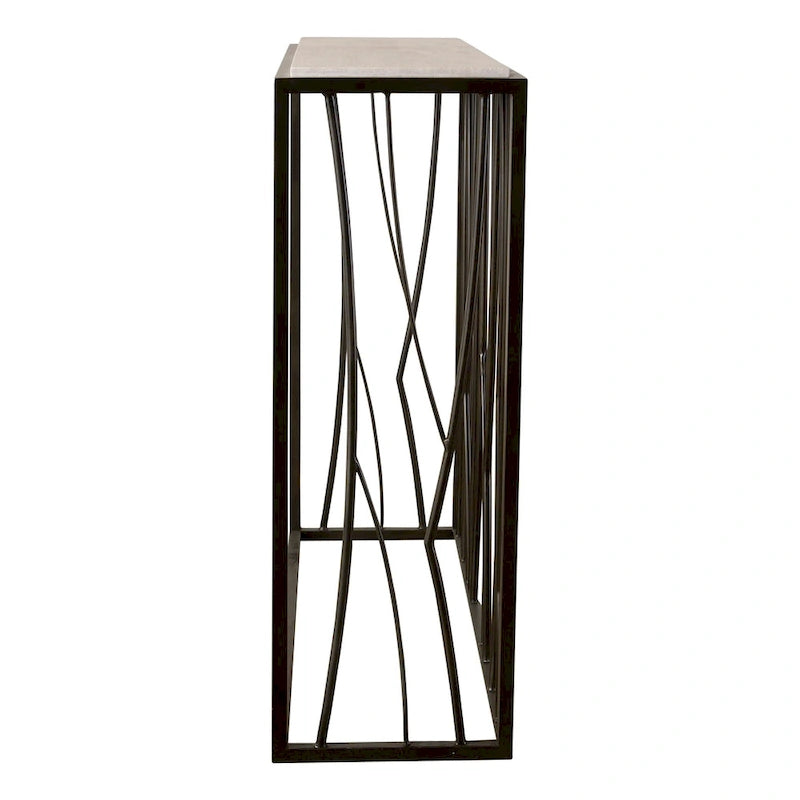 Consolle Uttermost Reed in travertino