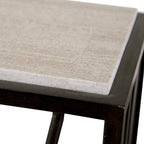 Consolle Uttermost Reed in travertino