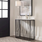 Consolle Uttermost Reed in travertino
