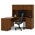 Kit scrivania workstation a L con 6 cassetti Bestar Embassy