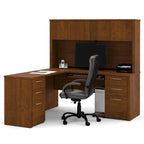 Kit scrivania workstation a L con 6 cassetti Bestar Embassy