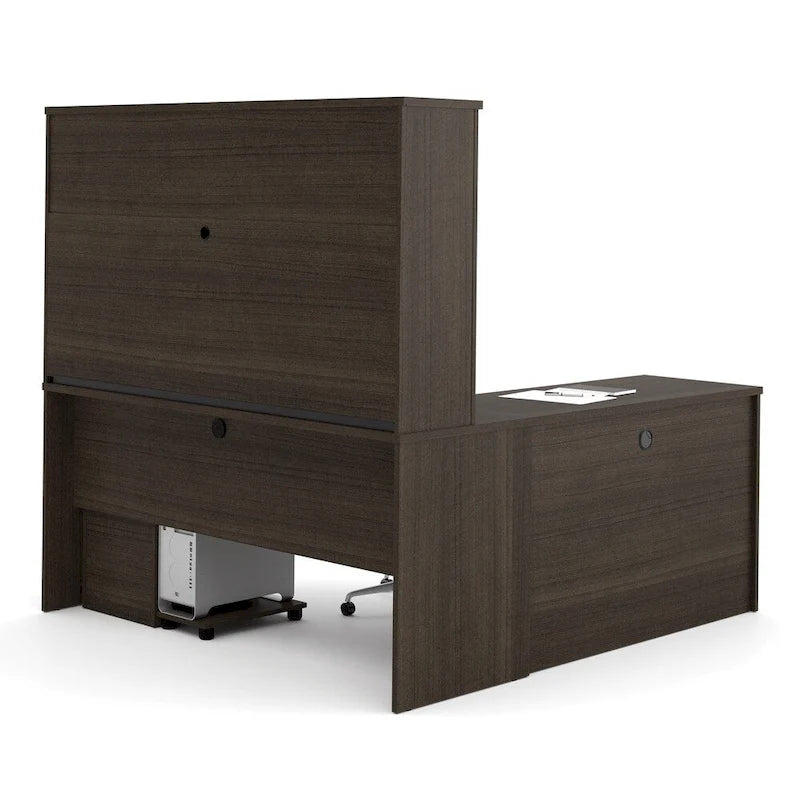 Kit scrivania workstation a L con 6 cassetti Bestar Embassy