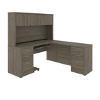 Kit scrivania workstation a L con 6 cassetti Bestar Embassy