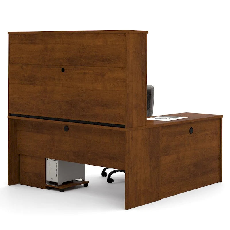 Kit scrivania workstation a L con 6 cassetti Bestar Embassy