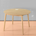 Tavolo da pranzo in legno Priage by ZINUS 42 Mid-Century - Marrone