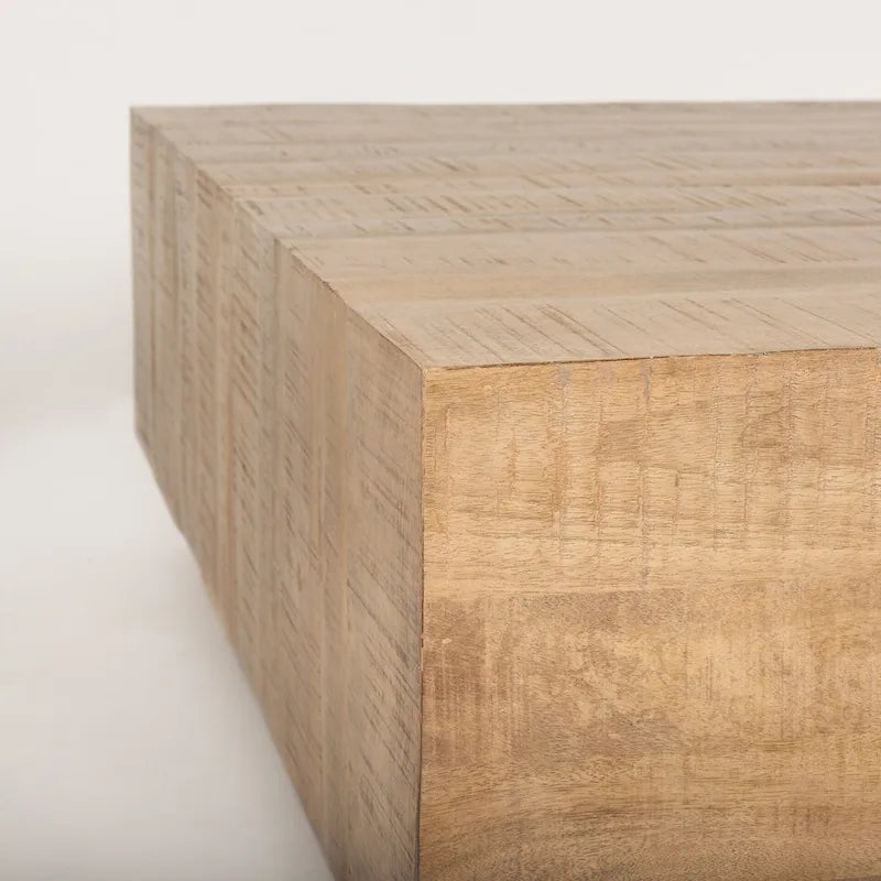 Hayden Solid Wood Square Floating Coffee Table