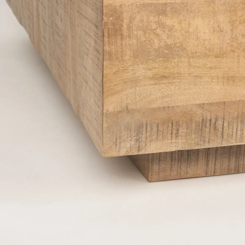 Hayden Solid Wood Square Floating Coffee Table