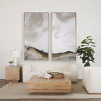 Hayden Solid Wood Square Floating Coffee Table