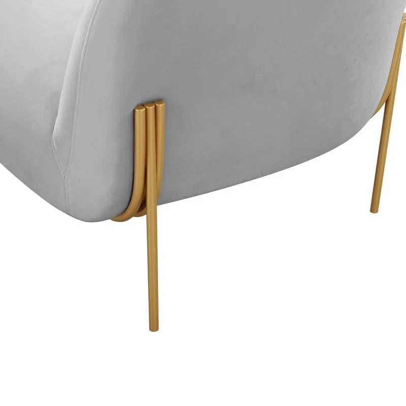Kandra Velvet Accent Chair
