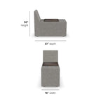 Flex Storage Smart Hub for Flex Sectional - 15 x 30 x 37