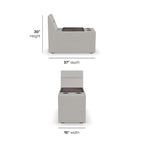 Flex Storage Smart Hub for Flex Sectional - 15 x 30 x 37