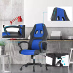 FDW Sedia da Ufficio Sedia da Gaming per PC Sedia da Scrivania Economica in Pelle PU Sedia da Computer Direzionale con Supporto Lombare per Donne e Uomini