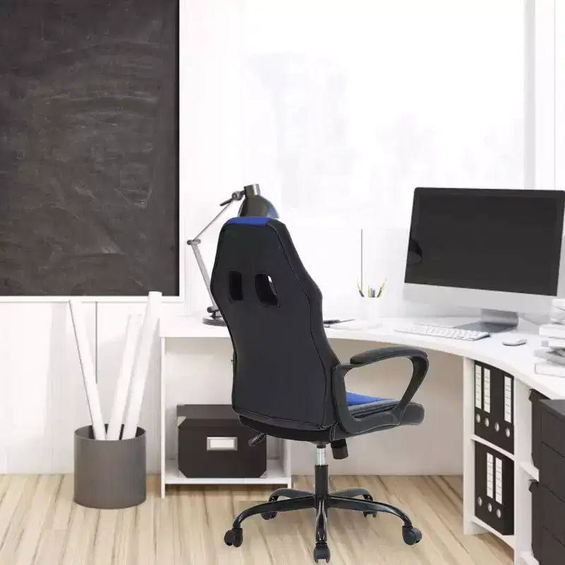 FDW Sedia da Ufficio Sedia da Gaming per PC Sedia da Scrivania Economica in Pelle PU Sedia da Computer Direzionale con Supporto Lombare per Donne e Uomini