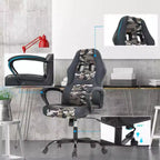 FDW Sedia da Ufficio Sedia da Gaming per PC Sedia da Scrivania Economica in Pelle PU Sedia da Computer Direzionale con Supporto Lombare per Donne e Uomini