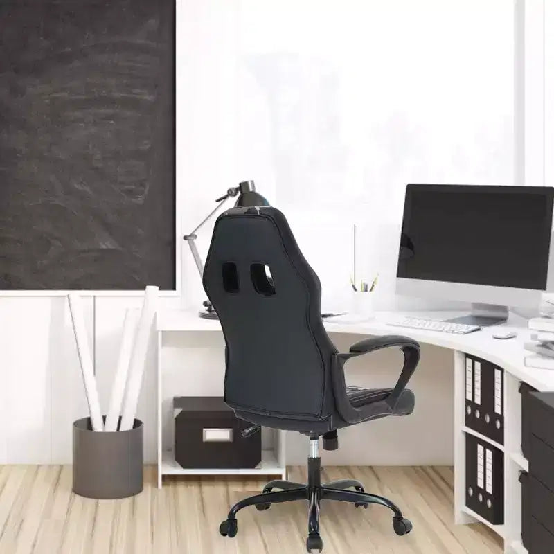 FDW Sedia da Ufficio Sedia da Gaming per PC Sedia da Scrivania Economica in Pelle PU Sedia da Computer Direzionale con Supporto Lombare per Donne e Uomini