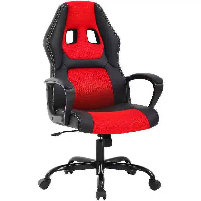FDW Sedia da Ufficio Sedia da Gaming per PC Sedia da Scrivania Economica in Pelle PU Sedia da Computer Direzionale con Supporto Lombare per Donne e Uomini