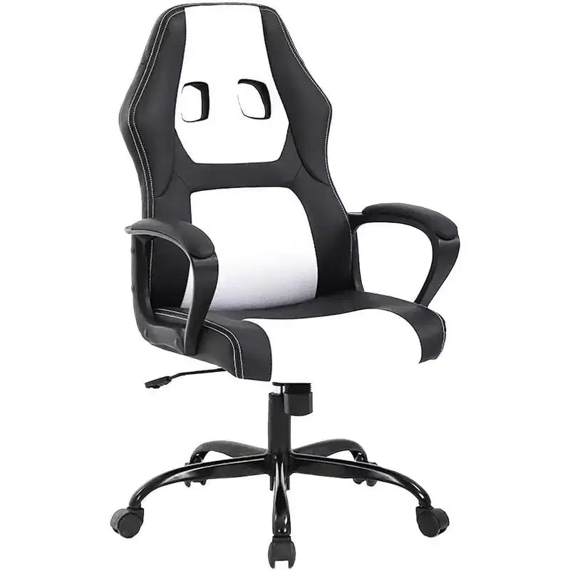 FDW Sedia da Ufficio Sedia da Gaming per PC Sedia da Scrivania Economica in Pelle PU Sedia da Computer Direzionale con Supporto Lombare per Donne e Uomini