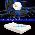 FDW PC Gaming Chair Desk Chair Office Chair Executive High Back PU Leather Racing Computer Chair with Lumbar Support Footrest
