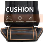 FDW PC Gaming Chair Desk Chair Office Chair Executive High Back PU Leather Racing Computer Chair with Lumbar Support Footrest