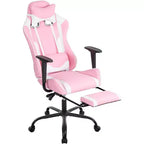 FDW PC Gaming Chair Desk Chair Office Chair Executive High Back PU Leather Racing Computer Chair with Lumbar Support Footrest