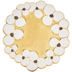 SAFAVIEH Augusta Tavolino d'Appoggio Floreale - 16 L x 16 P x 18 A pollici - 16Lx16Px18A