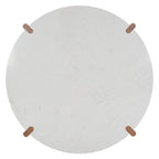 SAFAVIEH Couture Sarma Marble Top Round Coffee Table - 40 In. W x 40 In. D x 16 In. H - 40W x 40D x 16H