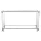 SAFAVIEH Couture orveig Acrylic Console Table - 52 W x 15 L x 29 H - 52Wx15Dx29H