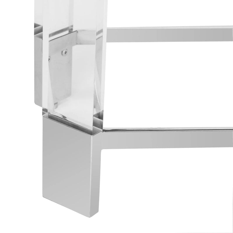 SAFAVIEH Couture orveig Acrylic Console Table - 52 W x 15 L x 29 H - 52Wx15Dx29H