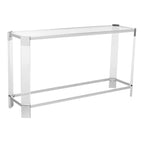 SAFAVIEH Couture orveig Acrylic Console Table - 52 W x 15 L x 29 H - 52Wx15Dx29H
