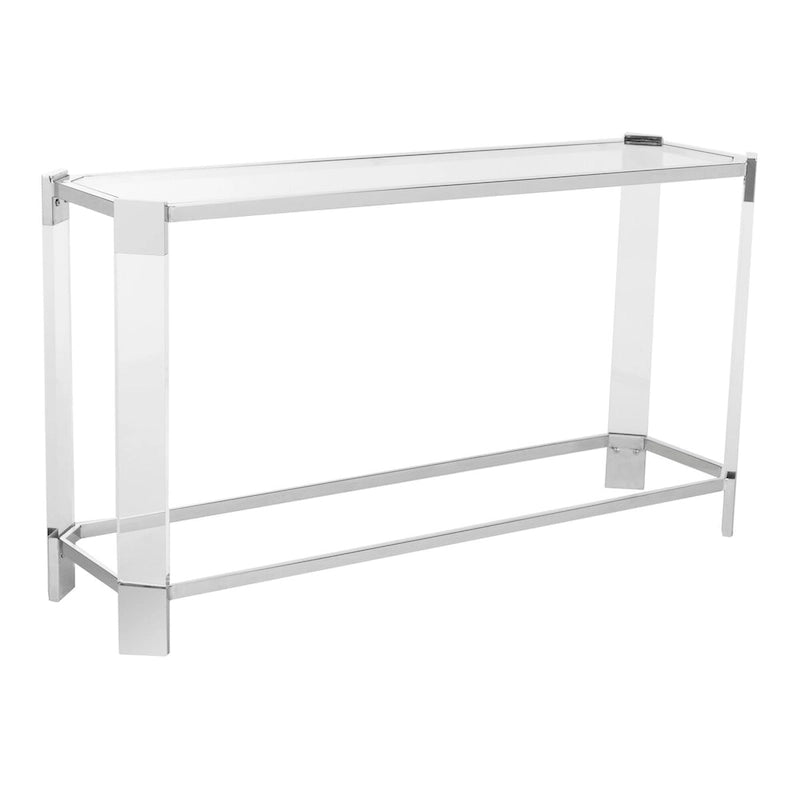 SAFAVIEH Couture orveig Acrylic Console Table - 52 W x 15 L x 29 H - 52Wx15Dx29H