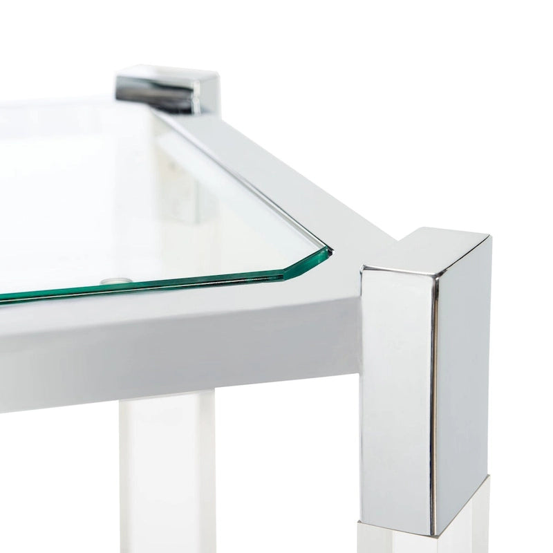 SAFAVIEH Couture orveig Acrylic Console Table - 52 W x 15 L x 29 H - 52Wx15Dx29H