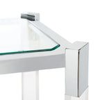 SAFAVIEH Couture orveig Acrylic Console Table - 52 W x 15 L x 29 H - 52Wx15Dx29H