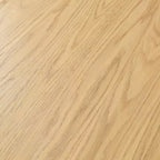 Dovelina Tavolo da pranzo rotondo Mid-Century in legno Tavolo da cucina per 4 persone - Legno naturale