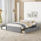 Letto matrimoniale con due cassetti