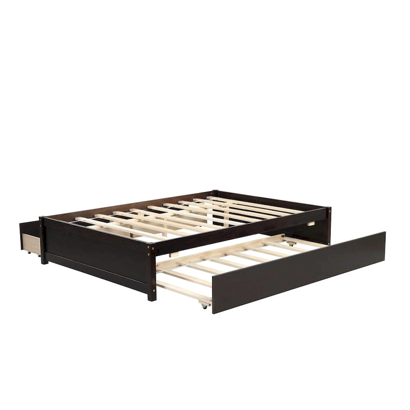 Letto matrimoniale con due cassetti