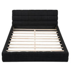 Queen Size Upholstered Platform Bed For Bedroom