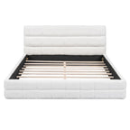 Queen Size Upholstered Platform Bed For Bedroom