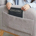 Modern Accent High Backrest Living Room Lounge Arm Rocking Chair, Two Side Pocket