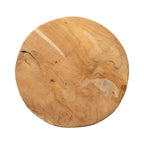Wood Stool with Textured Surface