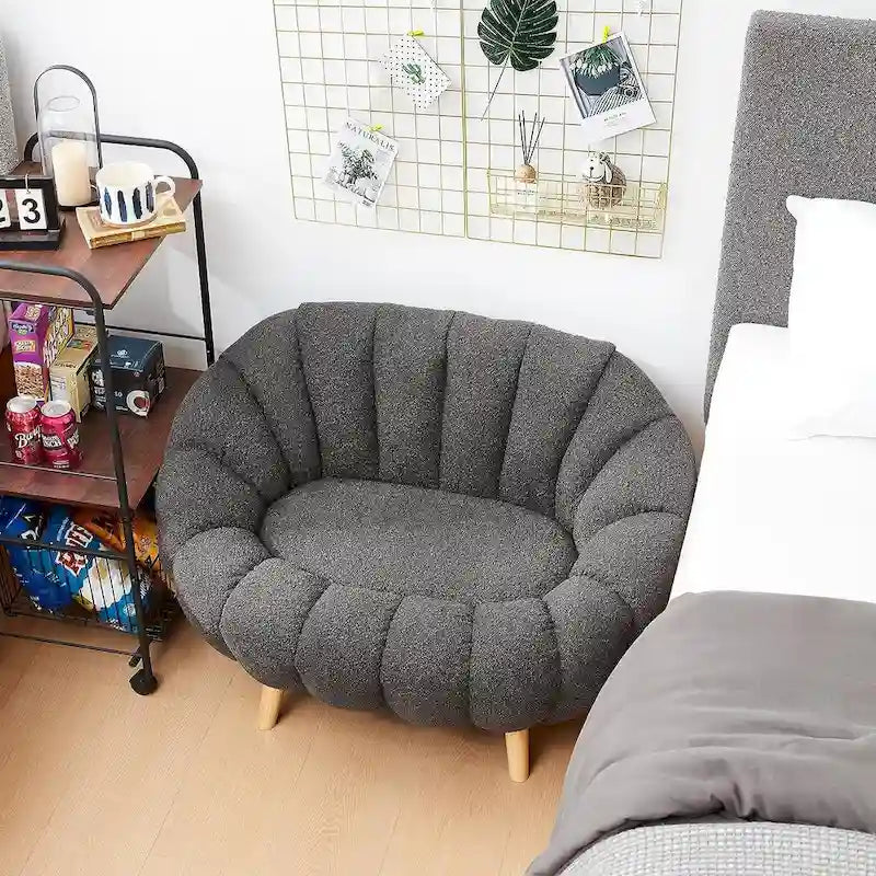 Pumpkin Sofa by Dorm Haul