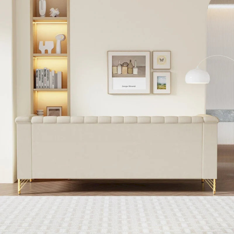 82.67 W Velvet Sofa
