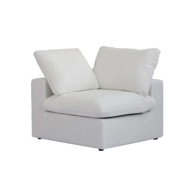 Commix Down Filled Corner Sectional Sofa 5-seats Couch with Ottoman