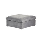 Commix Down Filled Corner Sectional Sofa 5-seats Couch with Ottoman