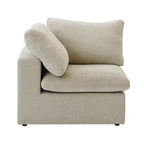 Commix Down Filled Corner Sectional Sofa 5-seats Couch with Ottoman