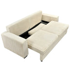 Modern Upholstered Sofa Bed with Storage