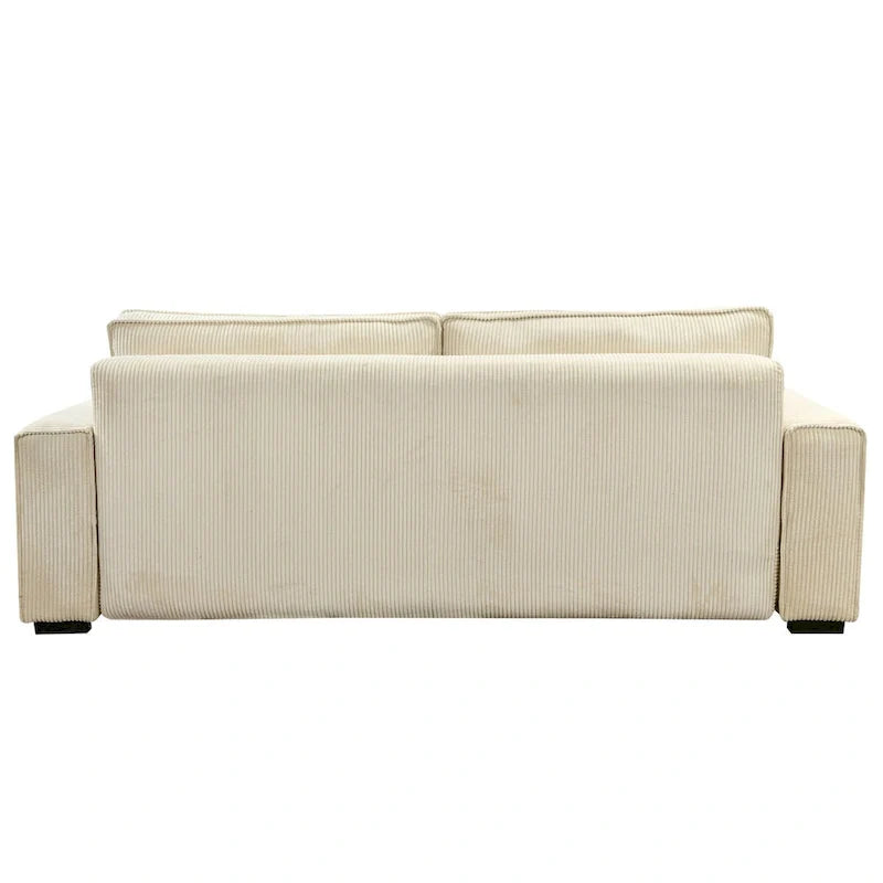 Modern Upholstered Sofa Bed with Storage