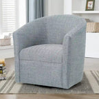 Sea Oat Swivel Barrel polyester Chair