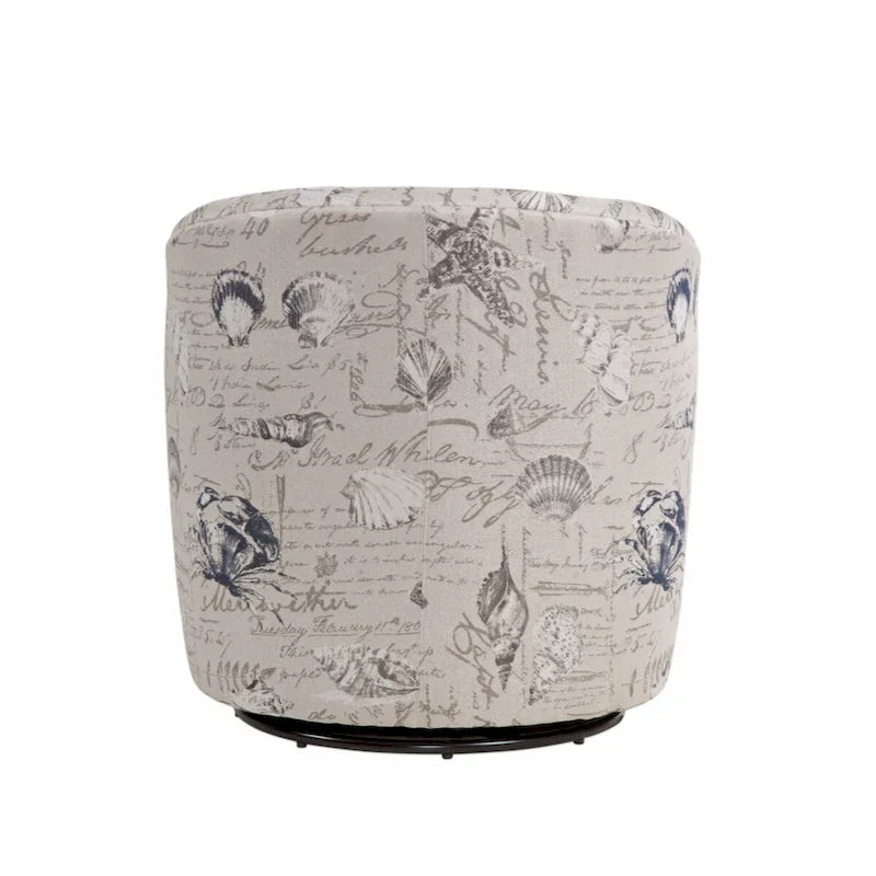 Sea Oat Swivel Barrel polyester Chair