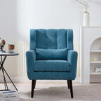 Modern Accent Chair,Chenille Arm Chairs for Living Room,Comfy Soft Padded Lounge Chair in Small Space, Bedroom