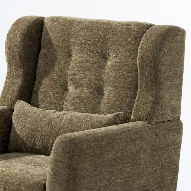 Modern Accent Chair,Chenille Arm Chairs for Living Room,Comfy Soft Padded Lounge Chair in Small Space, Bedroom
